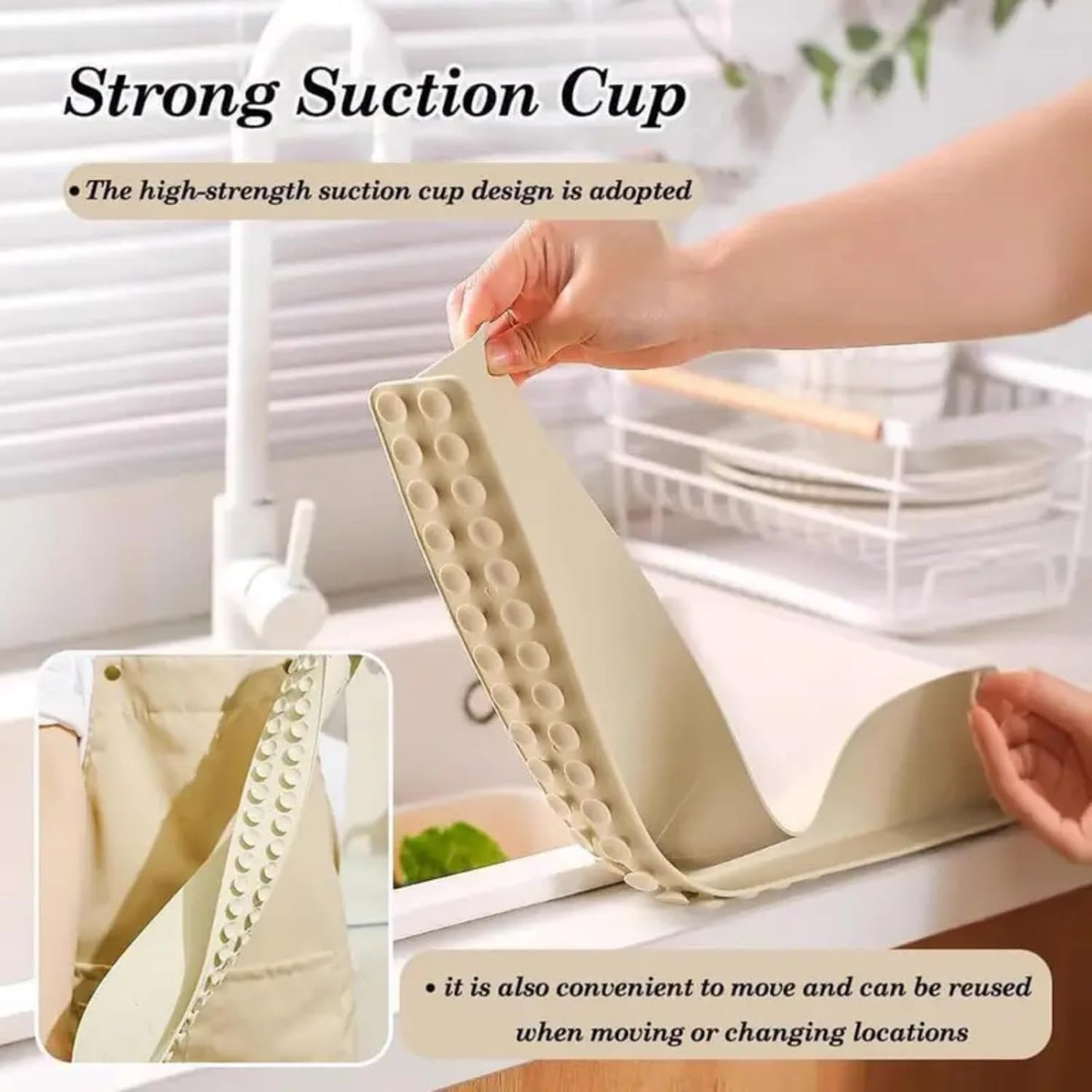 Silicon Sink Splash Guard Durable Quality Flexible Design