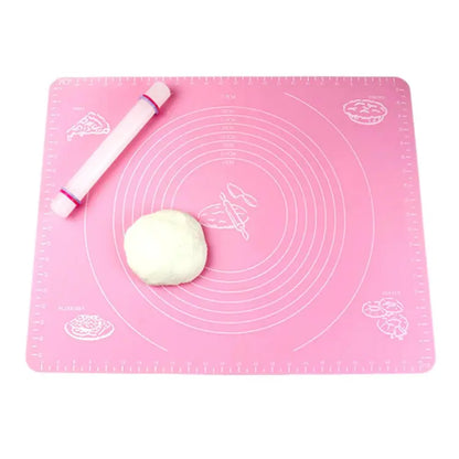 Silicone Baking Mat With Measurements Heat Resistant Cookie