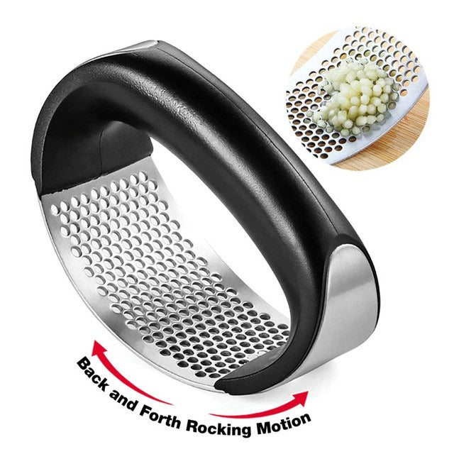 Manual Garlic Press Rocker with Handle