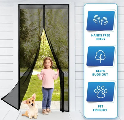 Premium Quality Mosquito Magic Mesh Door Curtain