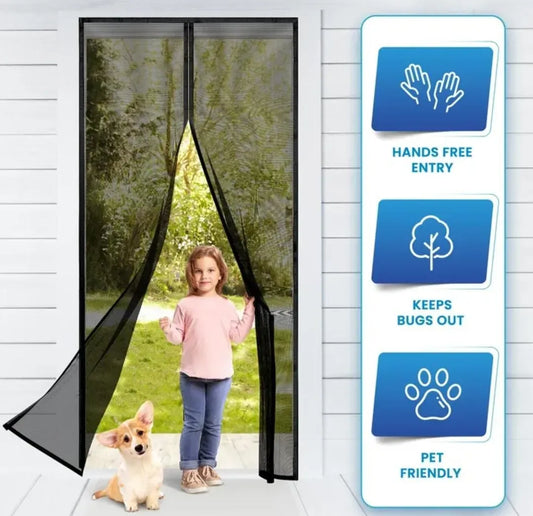Premium Quality Mosquito Magic Mesh Door Curtain