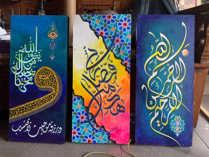 Set of 3 Decorative Wall Art Canvas Frames