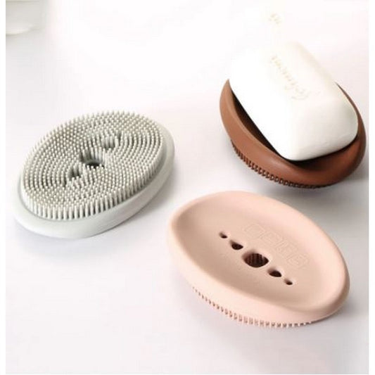 2 in 1 Silicone Soap Holder Double Sided