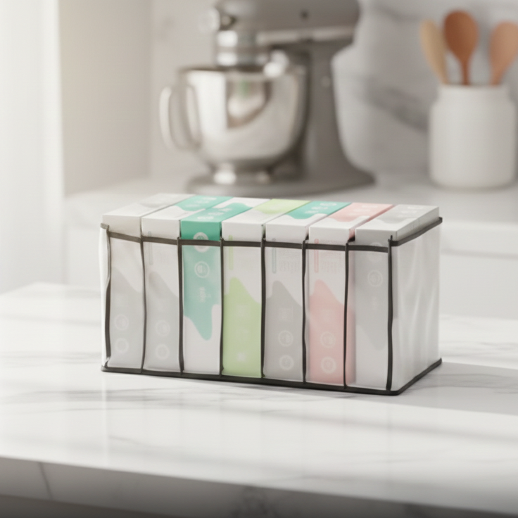 7 Grid Non-Woven Clothes Organizer for Wardrobe