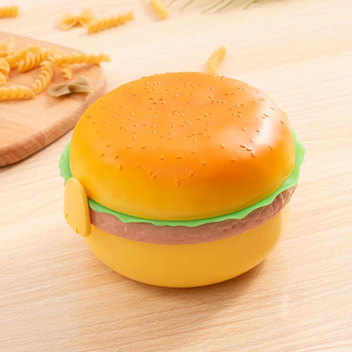 Lunch Box For Kids Burger Hamburger Shaped Multi