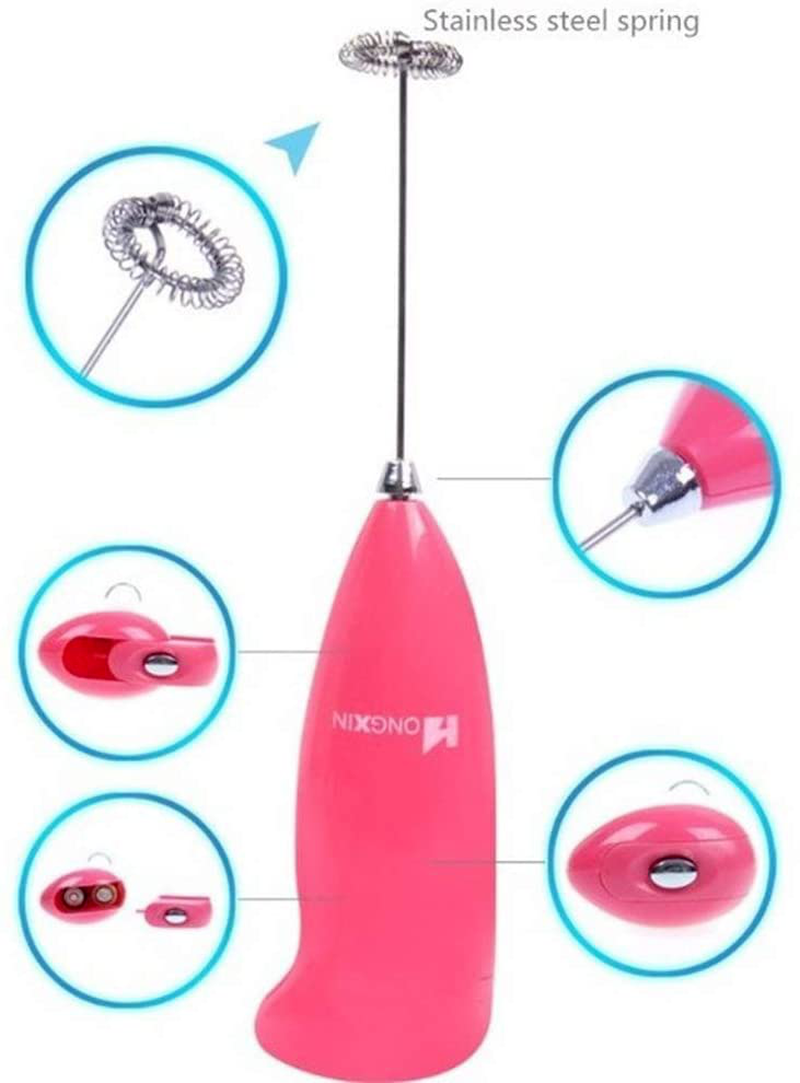 Cell Operated Coffee Beater Milk Drink Egg Whisk