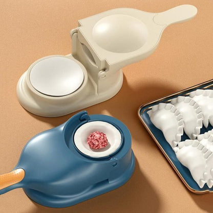 2-in-1 Manual Dumpling Maker & Dough Press Machine