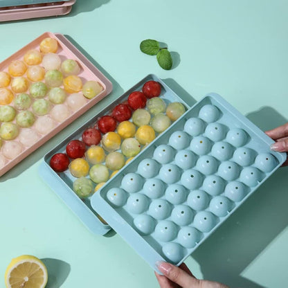 Round Ice Cube Tray & Sphere Ice Ball