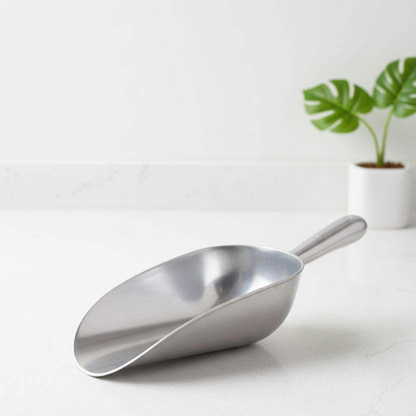 Durable Cast Aluminum Utility Scoop