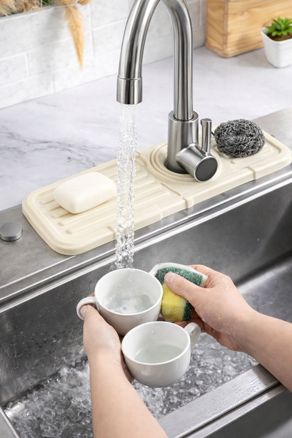 Sink Faucet Mat