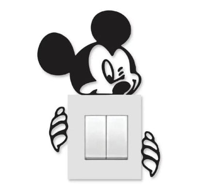 Miki Mouse Shape Wooden Wall Art
