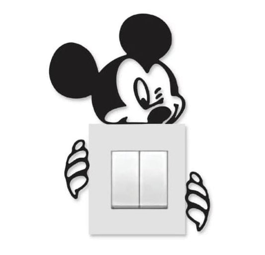 Miki Mouse Shape Wooden Wall Art