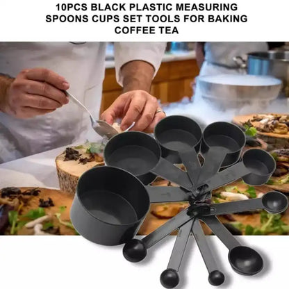 10pcs Kitchen Measuring Spoons Teaspoon Coffee Sugar Scoop