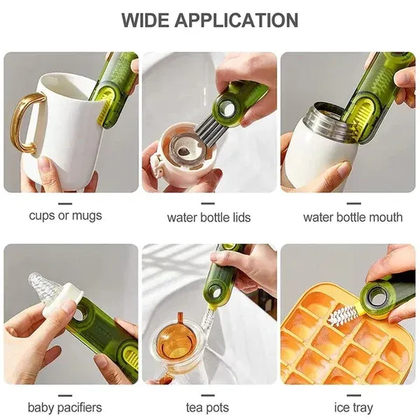 3-in-1 Silicone Cup Brush Set