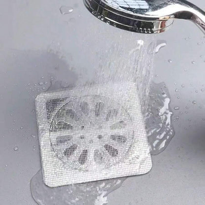 10 Pcs Multifunctional Net Sticker Drainer Net For Bathroom