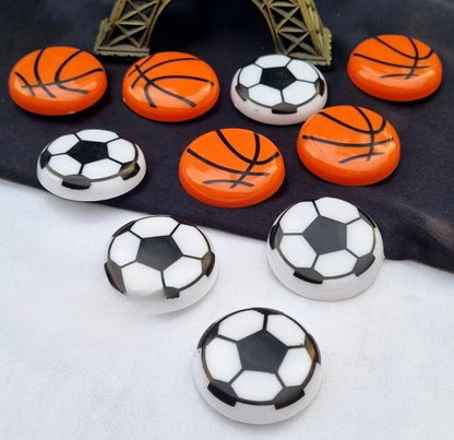 Basketball &amp; Football Refrigerator Magnets